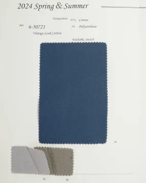 6-50721 Vintage Look Cotton Stretch
