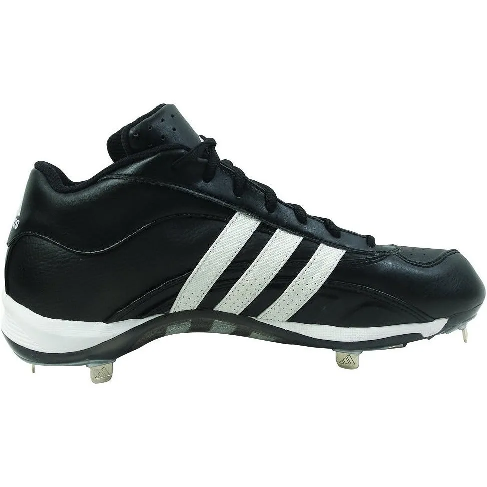 adidas Excelsior 5 Mid Baseball Metal Cleats (Black, 9 US)