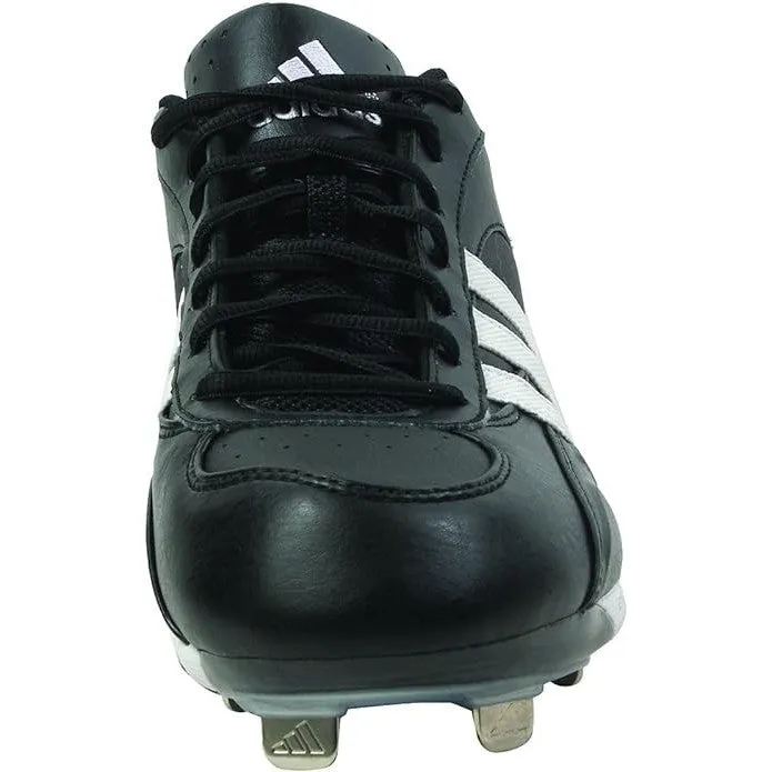 adidas Excelsior 5 Mid Baseball Metal Cleats (Black, 9 US)