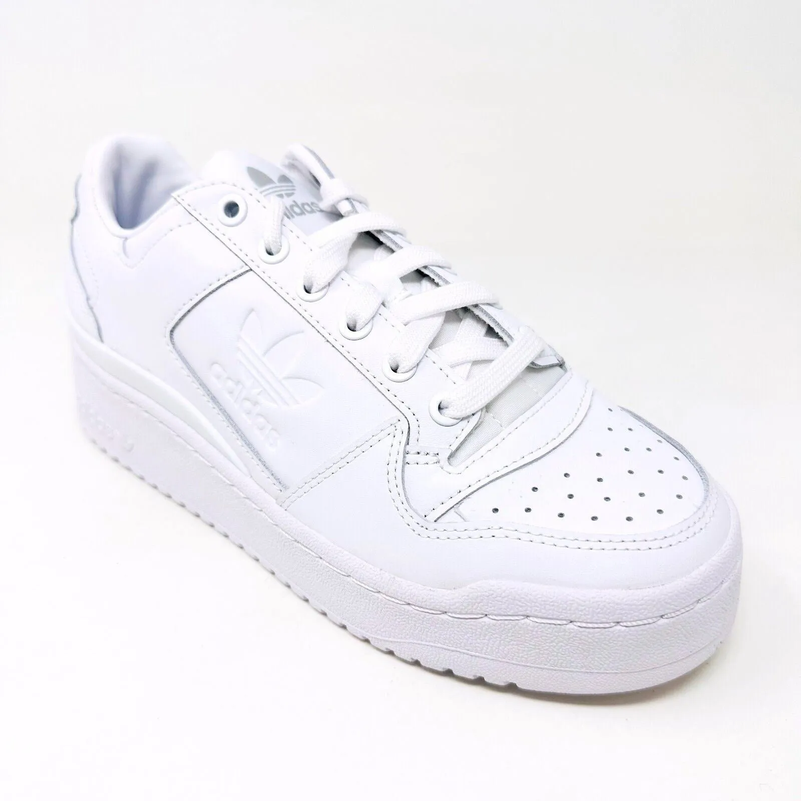 Adidas Originals Forum Bold Triple White Womens Size 9 Casual Sneakers FY9042