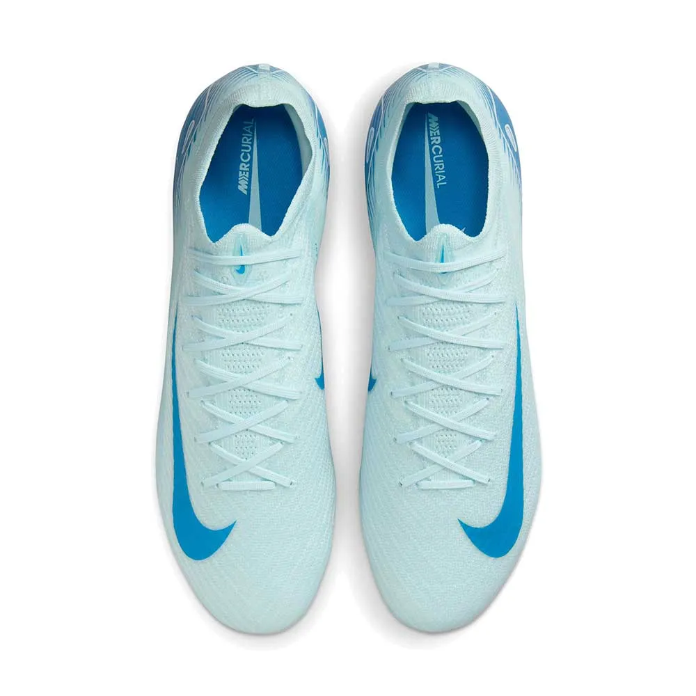 All Gender Mercurial Vapor 16 Elite FG Low-Top Soccer Cleats - Glacier Blue/Blue Orbit - Regular (D)