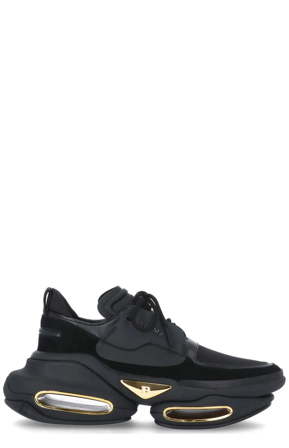 Balmain B-Bold Lace-Up Sneakers