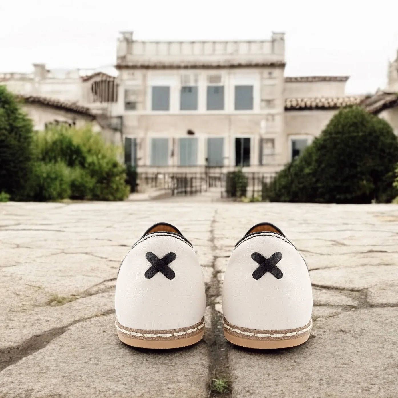 Black & White Slip-On