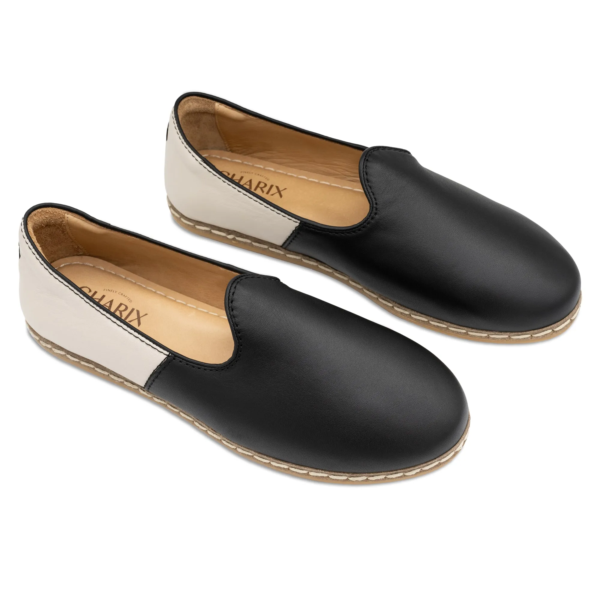 Black & White Slip-On