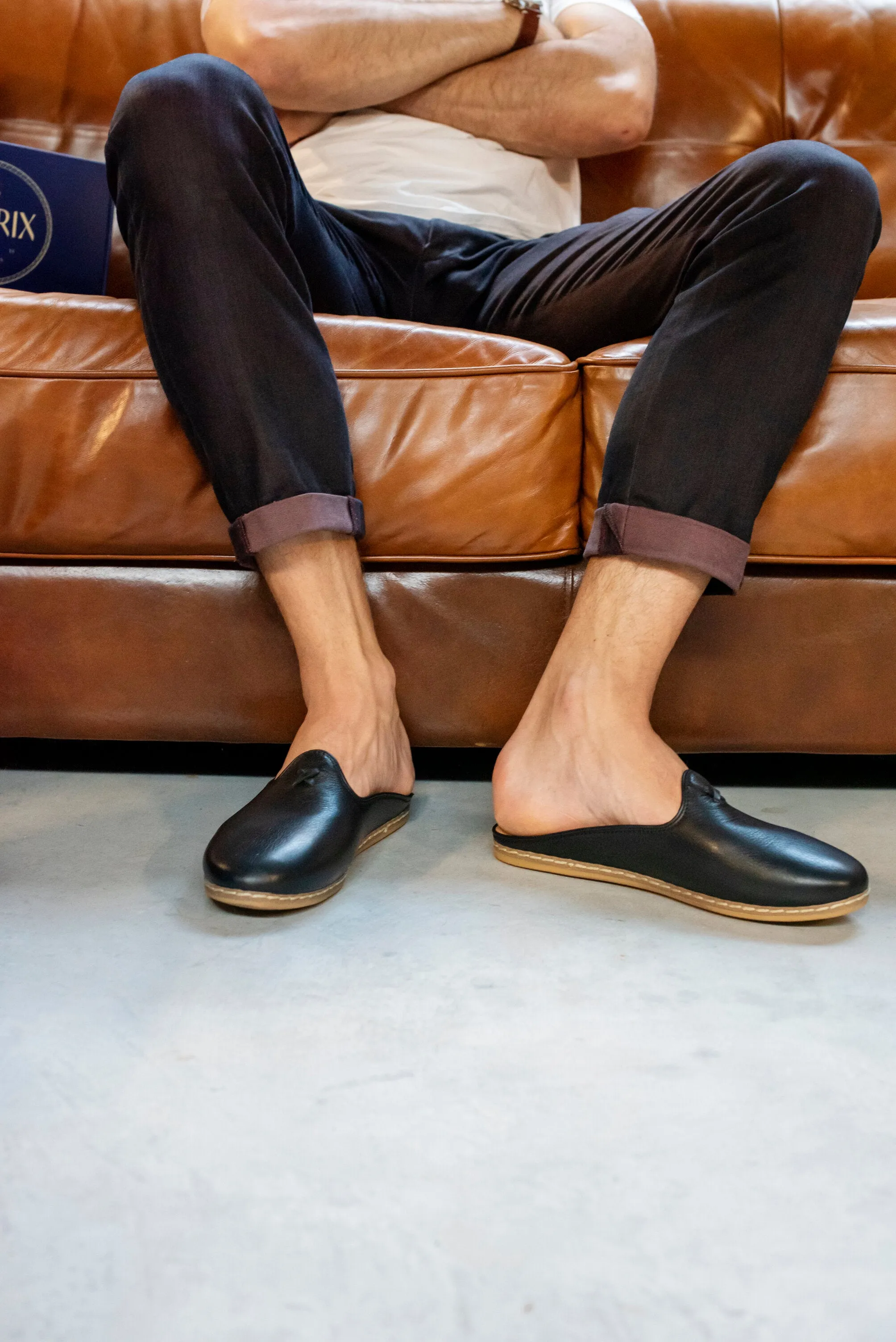 Black Mules for Men