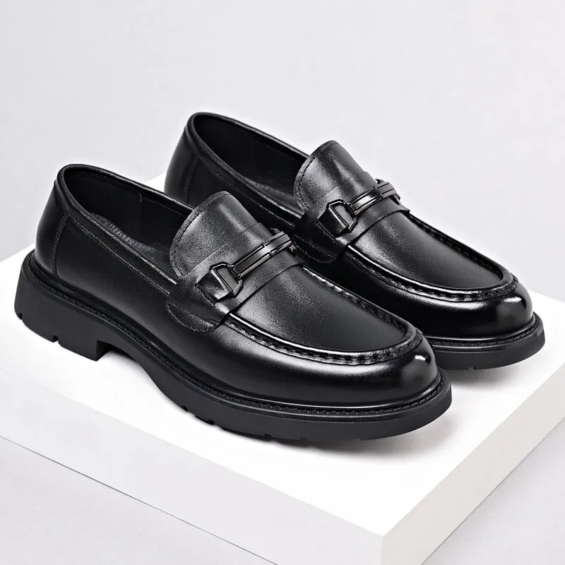 Bootara Men's Premium Leather Loafers - Stylish, Comfortable, and Slip-Resistant Casual Business Shoes