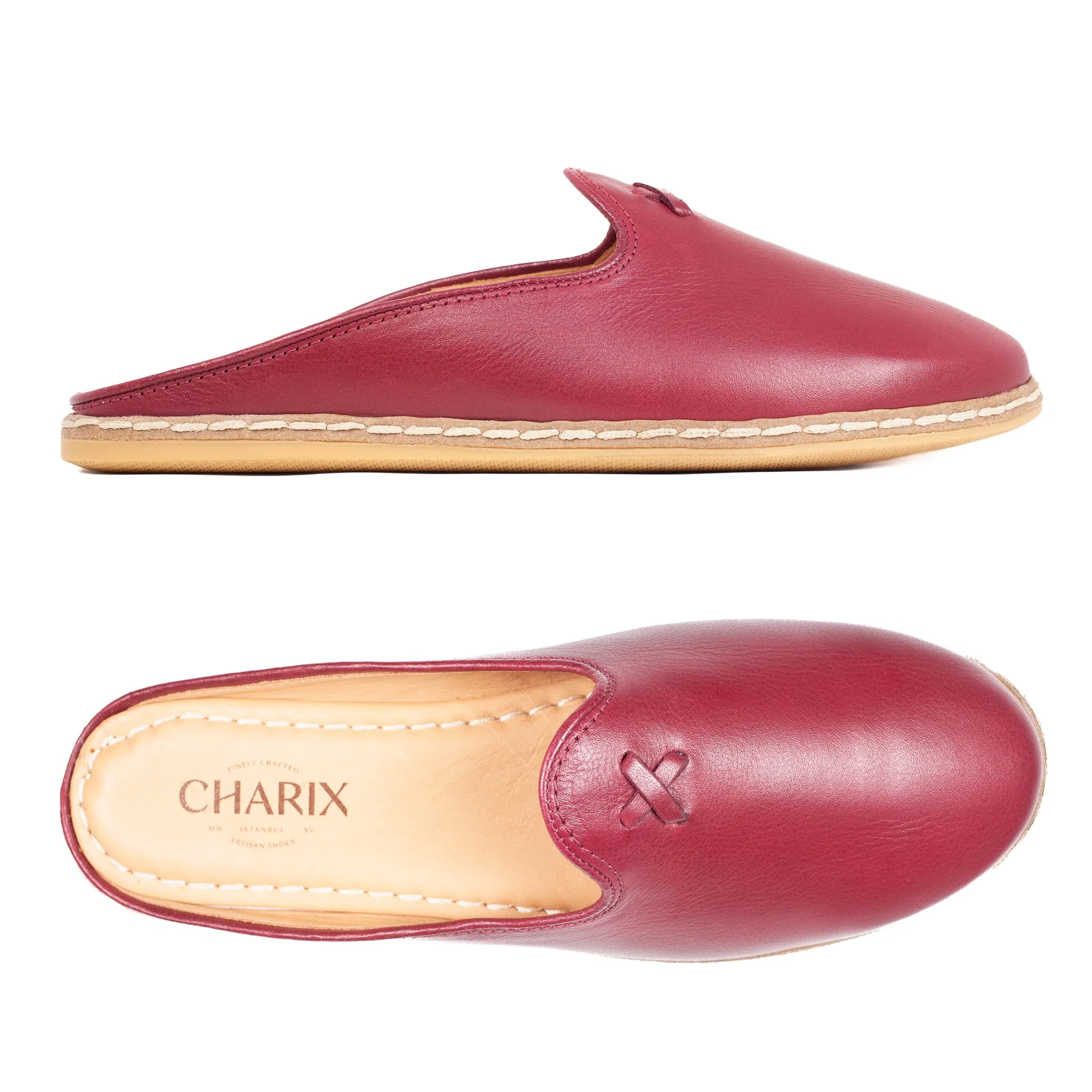 Bordeaux Mule Shoes