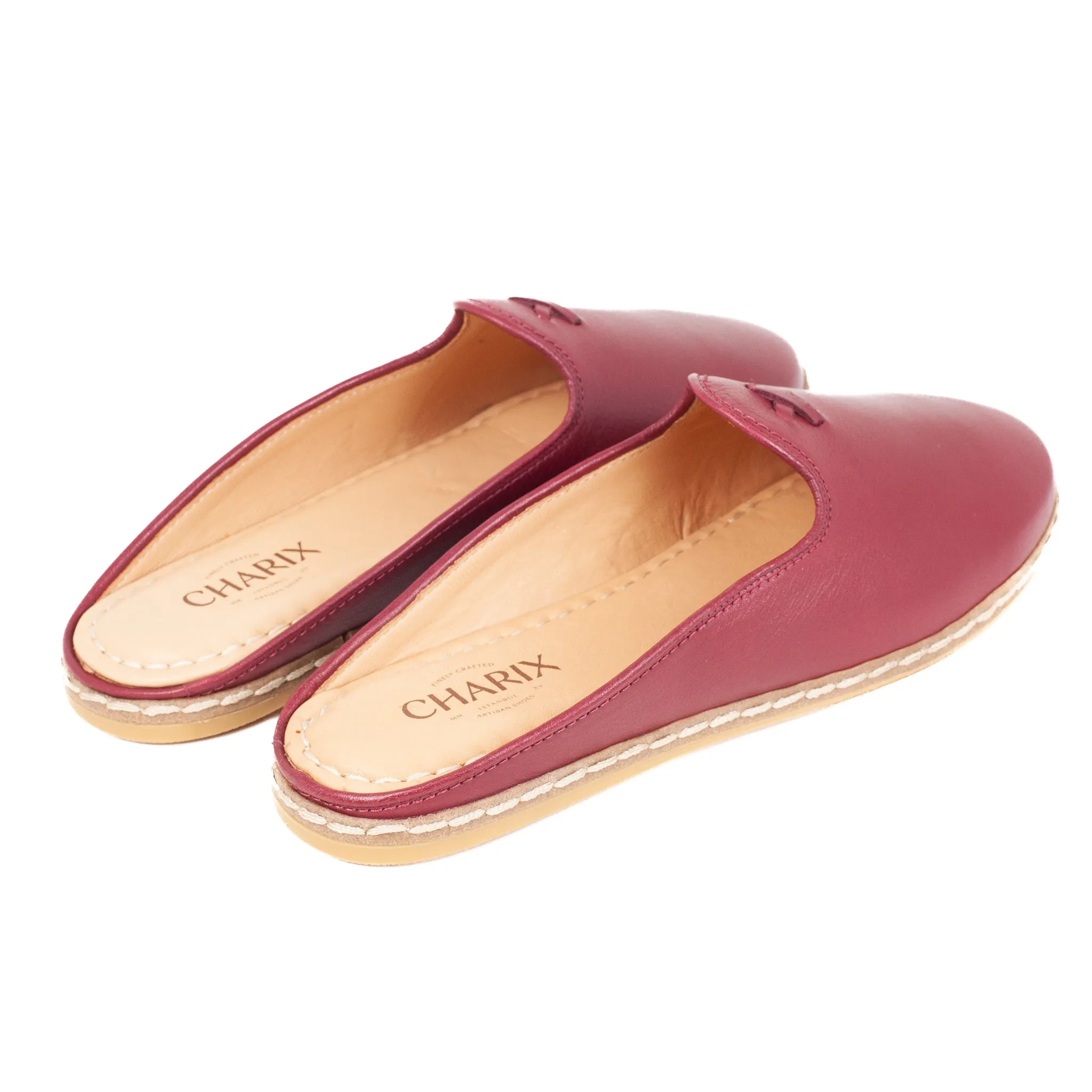 Bordeaux Mule Shoes