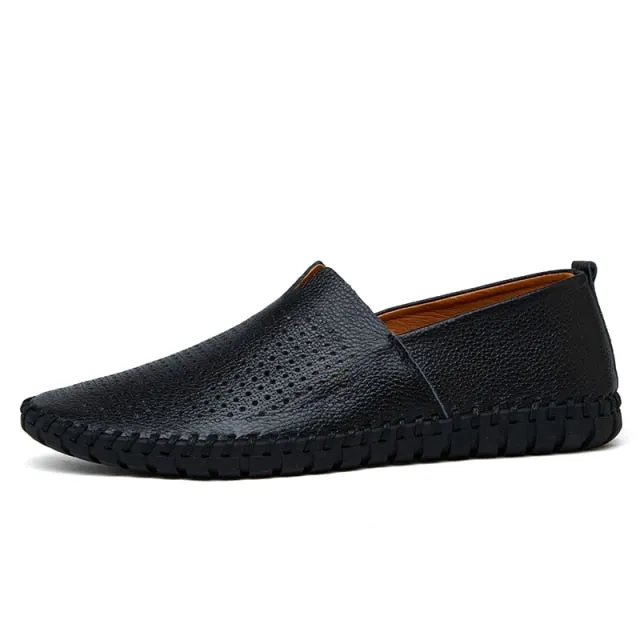 Dwayne Genuine Cow Leather Handmade Mens Loafers
