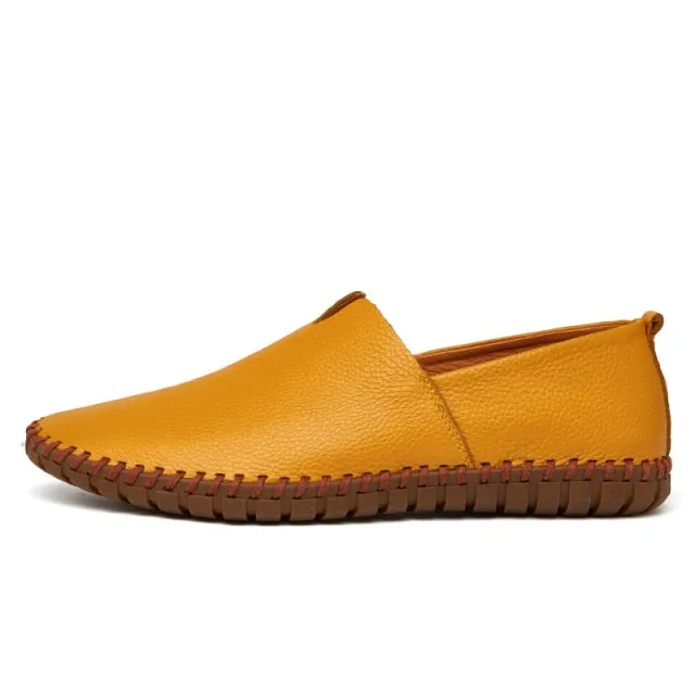 Dwayne Genuine Cow Leather Handmade Mens Loafers