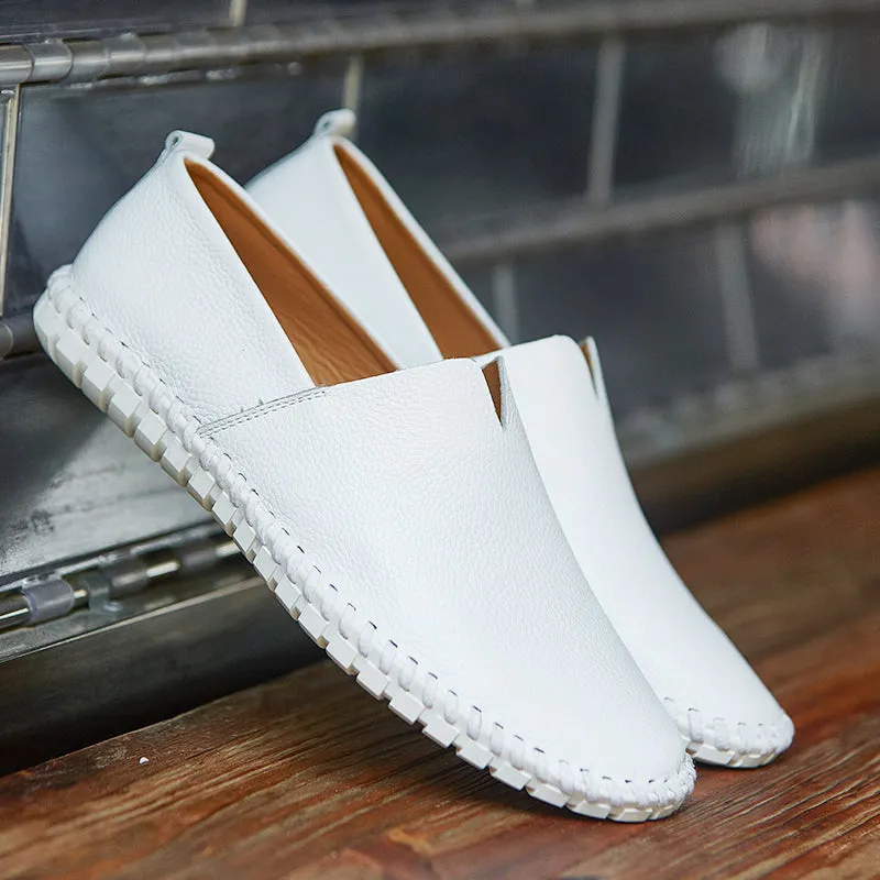 Dwayne Genuine Cow Leather Handmade Mens Loafers