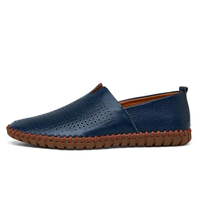 Dwayne Genuine Cow Leather Handmade Mens Loafers