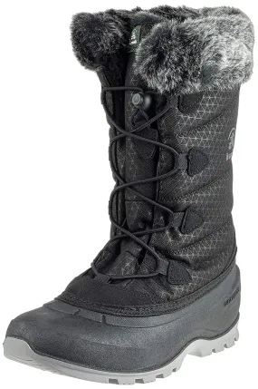 Kamik Women's MOMENTUM2 Snow Boot Black Lace Up Snow Boots (9, black)