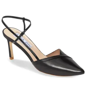 Kara Zini Handmade  Black Women's Black Leather Pumps