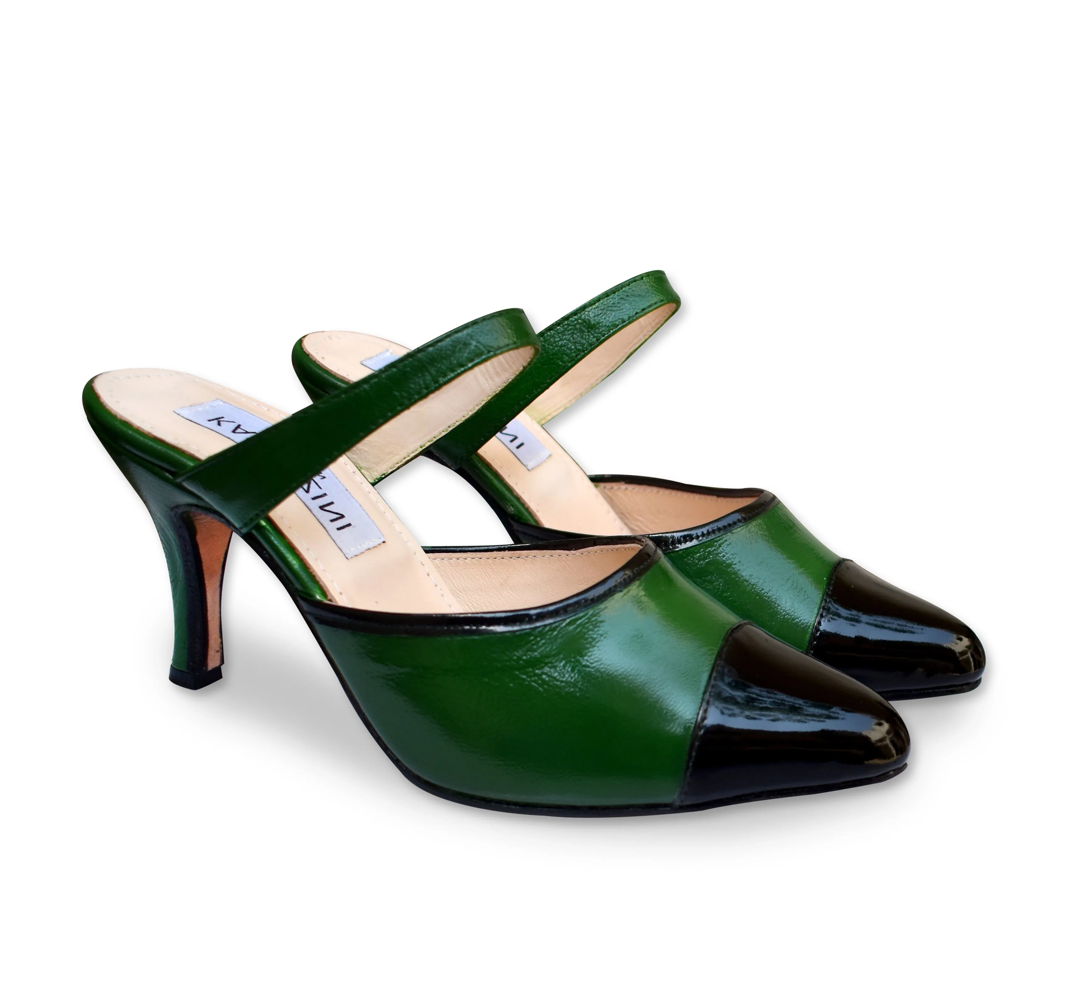 Kara Zini Handmade Slip-On Women's Leather Pumps