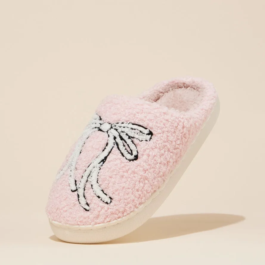 Large Ribbons Home Slippers