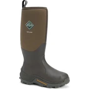 Muck Men's Wetland Waterproof Wellington Rubber Work Boot - Tan/Bark - WET-998K