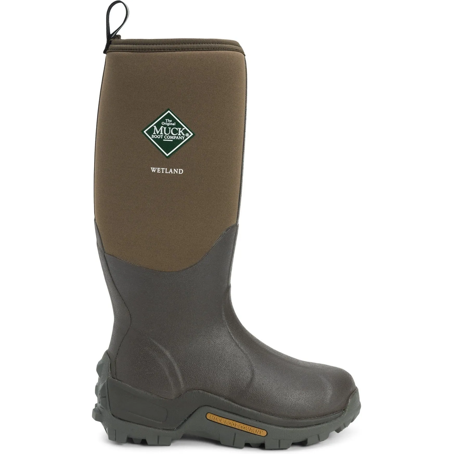 Muck Men's Wetland Waterproof Wellington Rubber Work Boot - Tan/Bark - WET-998K