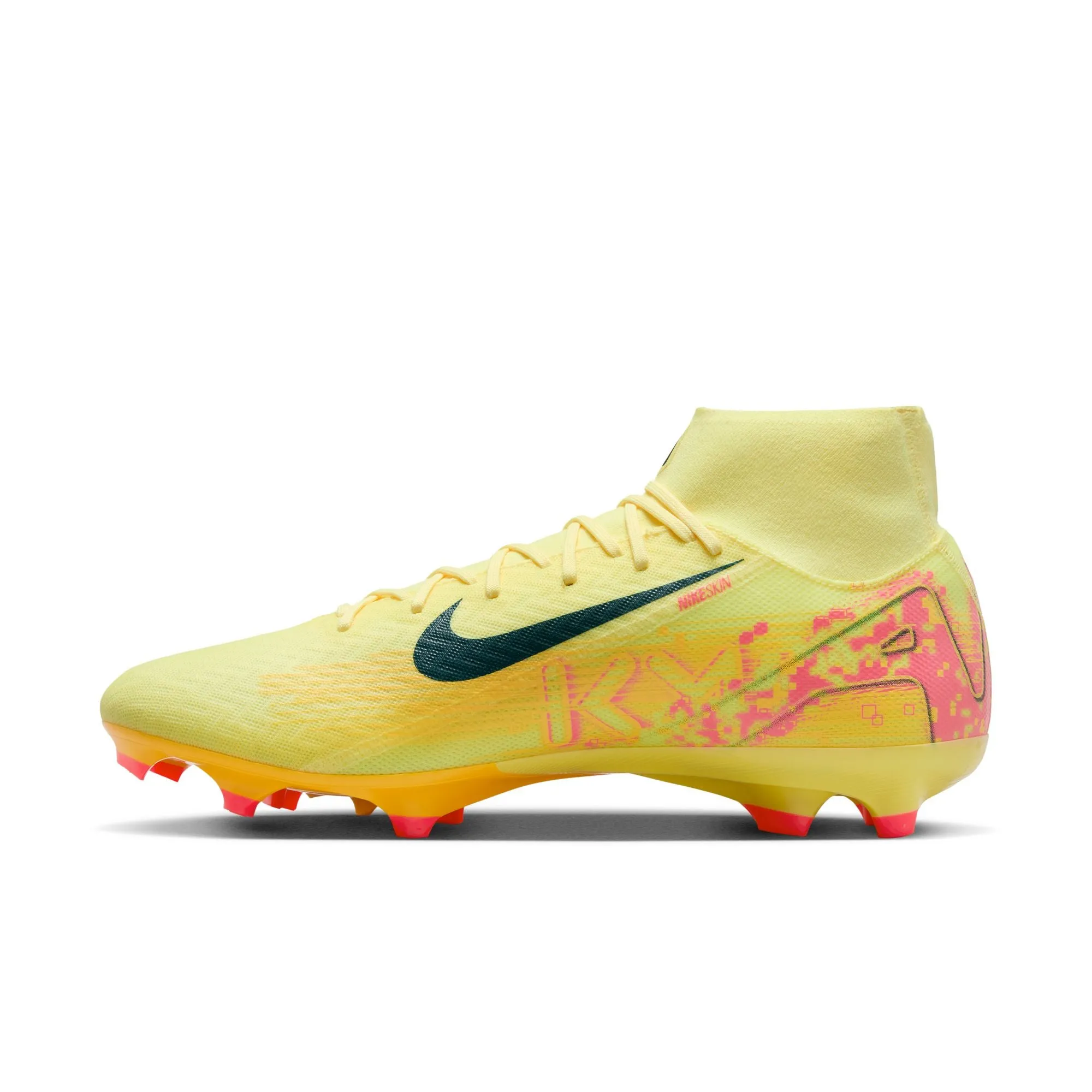 Nike Air Zoom Mercurial Superfly 10 Academy KM Firm Ground FG/MG Soccer Cleat - Laser Orange/Armory