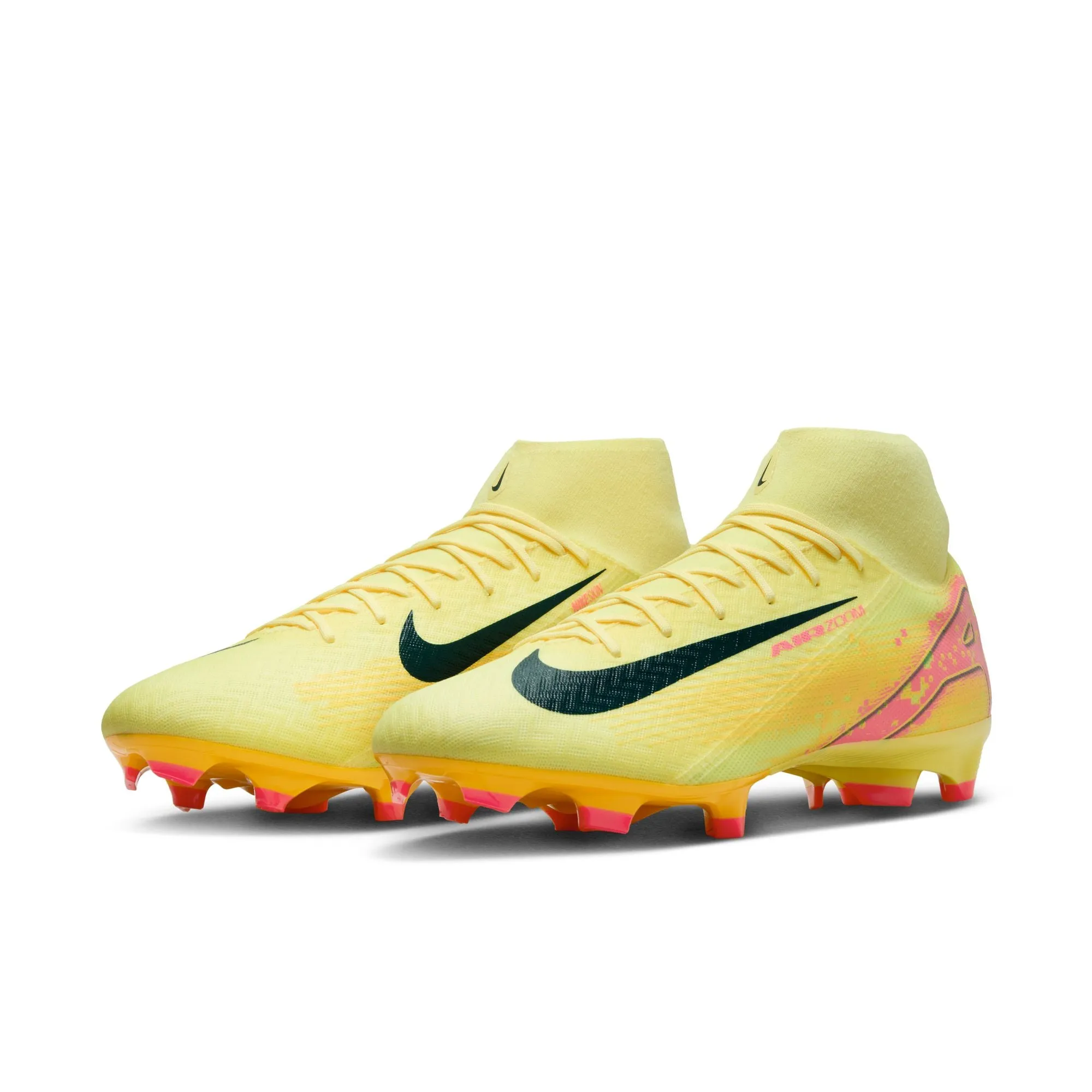 Nike Air Zoom Mercurial Superfly 10 Academy KM Firm Ground FG/MG Soccer Cleat - Laser Orange/Armory