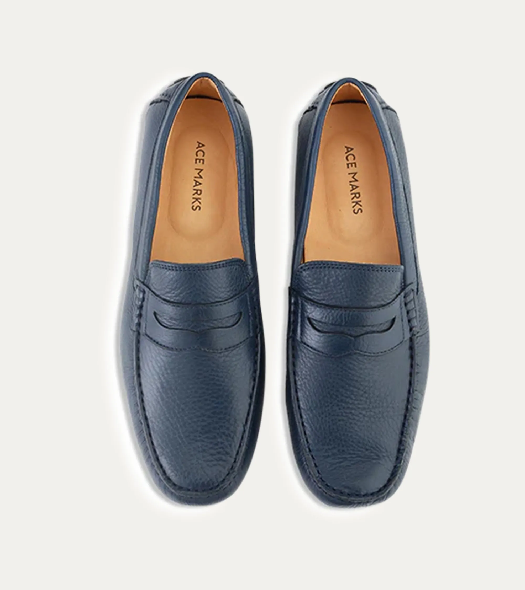 Santi Moccasin In Ocean Leather