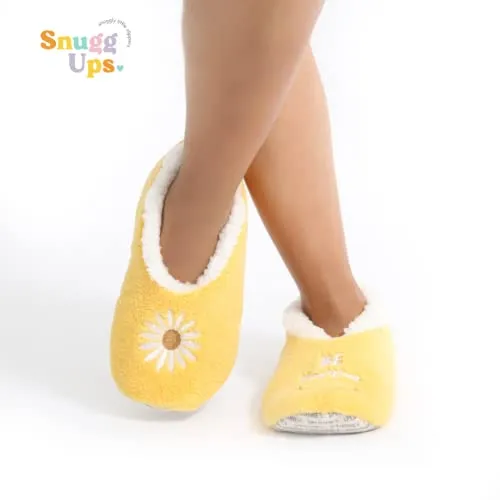 Splosh Women's Yellow Flower Slippers