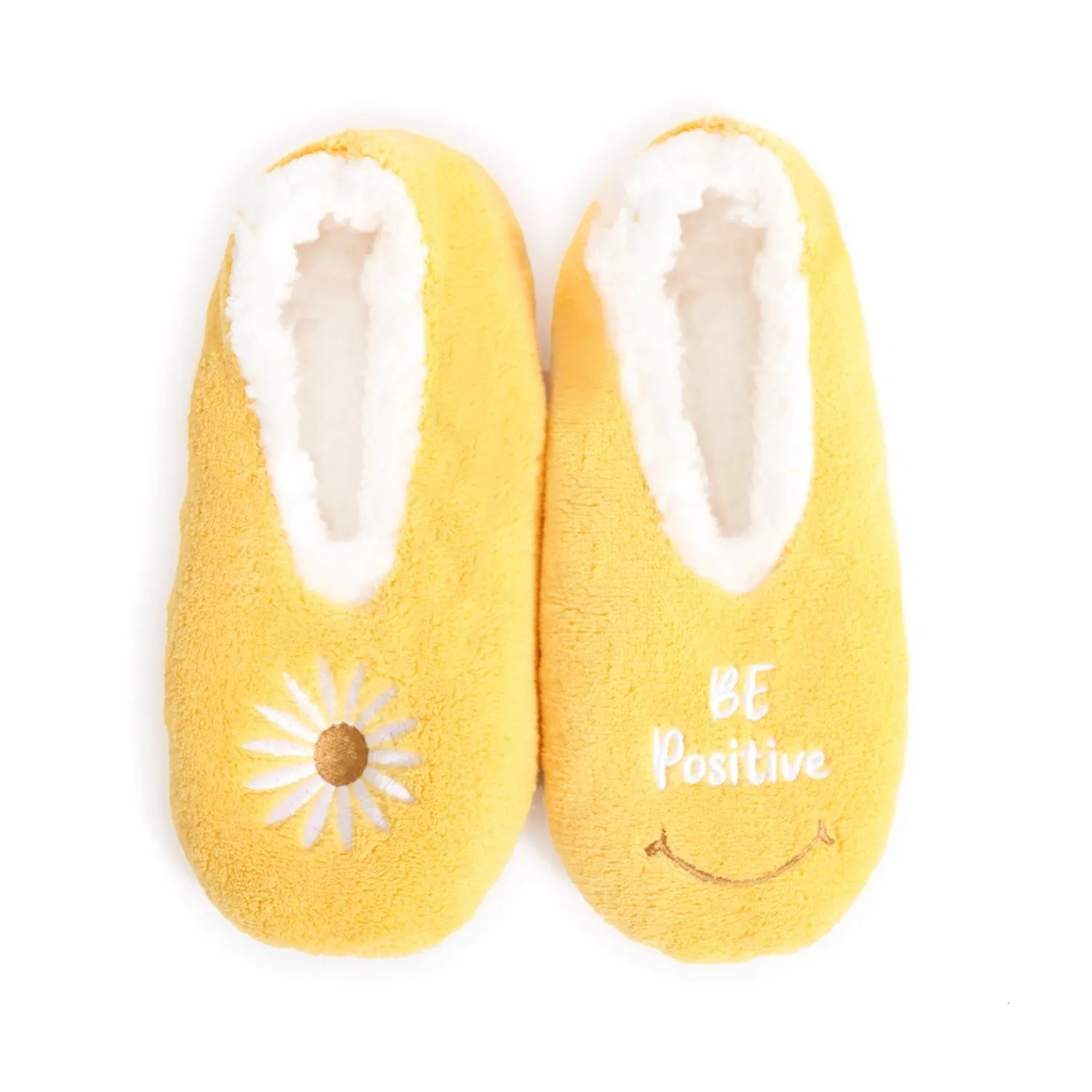Splosh Women's Yellow Flower Slippers