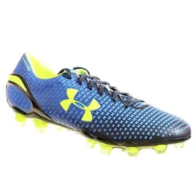 Ua Clutchfittm Force Fg Soccer Cleats 10.5 Electric Blue