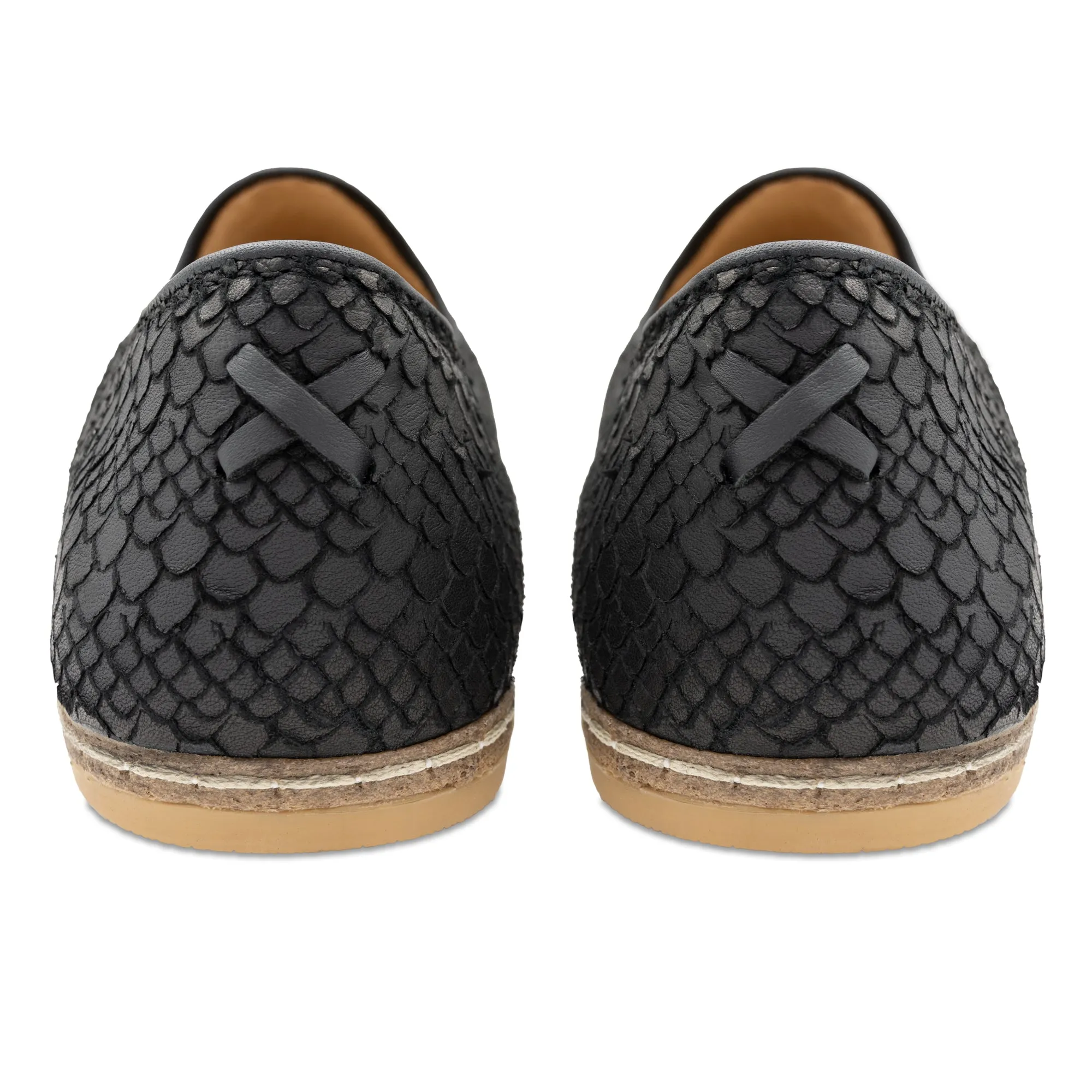 Wild Black Slip Ons for Men