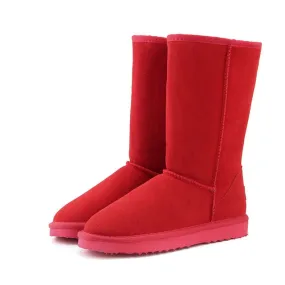 Women's Tall and Sleek Snow Genuine Leather Boots