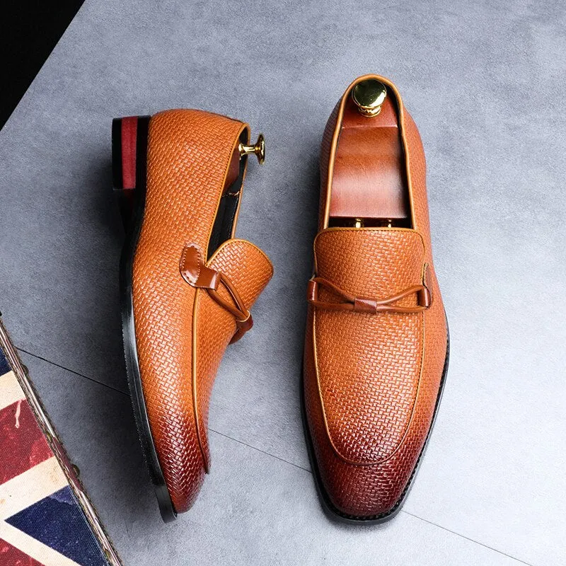 Zapatos De Hombre Leather Oxford Breathable Loafers